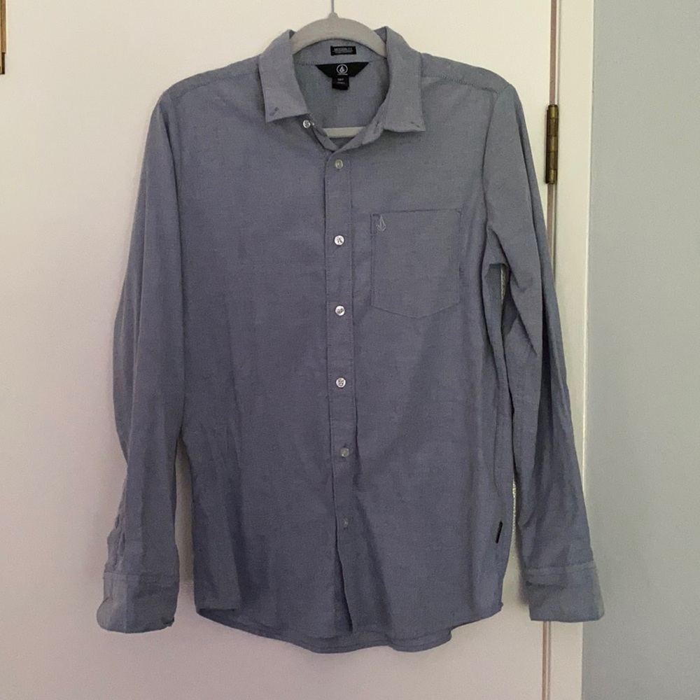 EUC Volcom men’s modern fit dress shirt